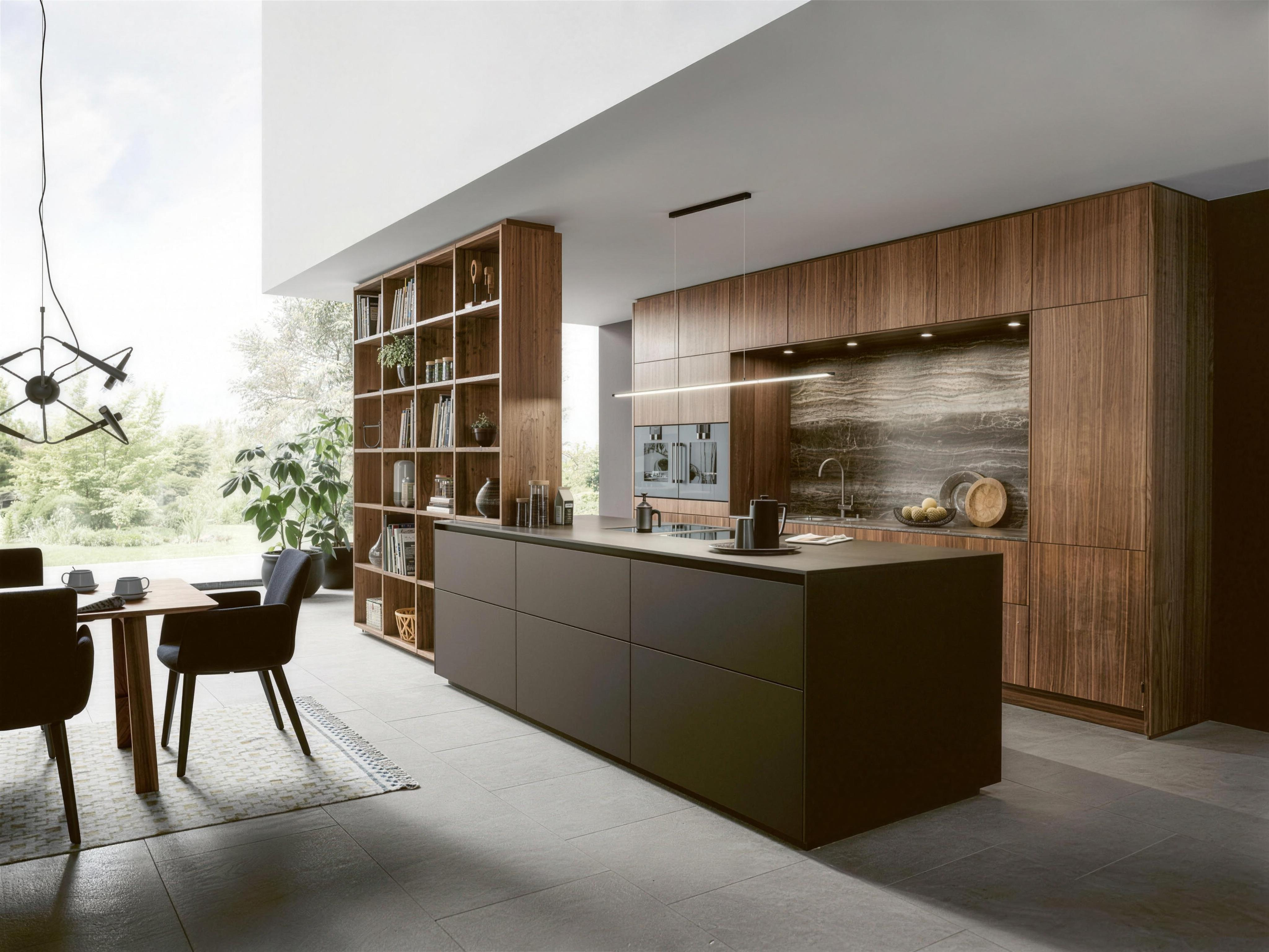 Next125 open-plan kitchen with island